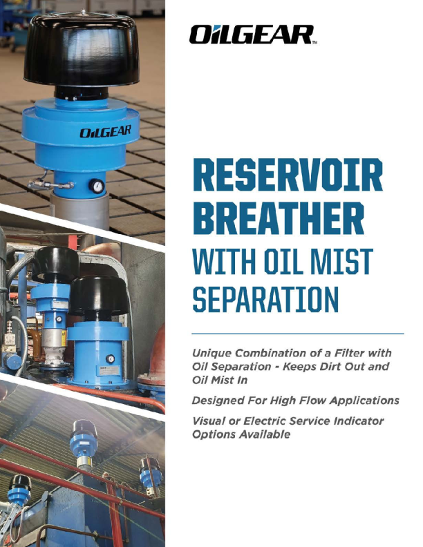 Reservoir Breather with Oil Mist Separation