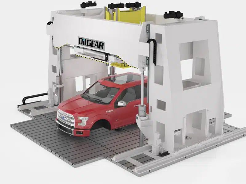 Automotive Testing Roof Crush Test System Content - Oilgear